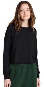 Warm Up Crop Fleece Sweatshirt