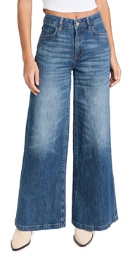 Ms. Fonda High Rise Wide Leg Jeans