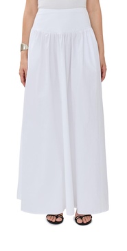 Poplin Drop Waist Skirt