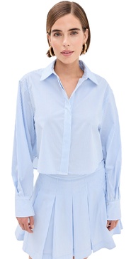 Renata Cropped Button Down Shirt