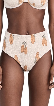 Le Citron Scrunchie Bikini Bottoms