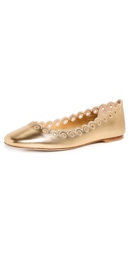 Meghan Broderie Ballet Flats