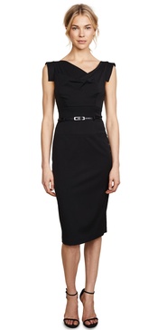 Jackie O Belted Dress