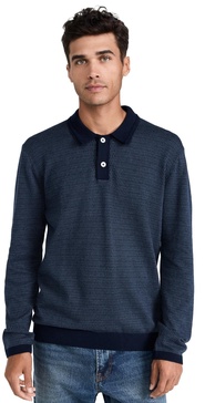 Greenwich Long Sleeve Knit Polo