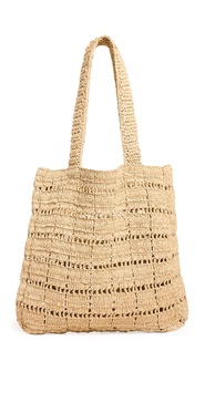 Orion Crochet Raffia Book Tote