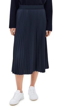 Nylon Pleating Sunray Pullon Skirt