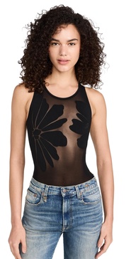 Body Tattoo Thong Bodysuit