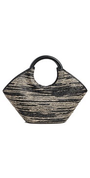 Cabassa Raffia Bicolour Tote