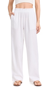 Declan Linen Elastic Waist Pants