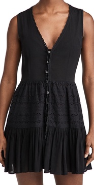 Eyelet Mini Dress