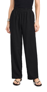 Declan Linen Elastic Waist Pants