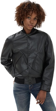 Leather Varsity Jacket