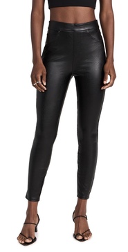 Leather Like Ankle Skinny Pants