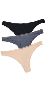 The No Show Thong 3 Pack