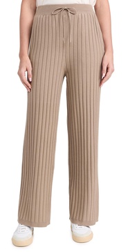 Simeon Wide Rib Knit Trousers