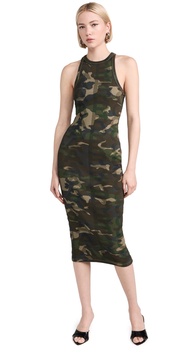 Camo Racer Rib Dress