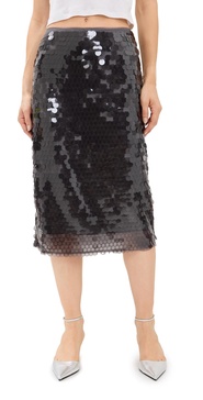 All That Glitters Midi Skirt