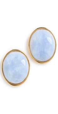 Reflection Button Earrings