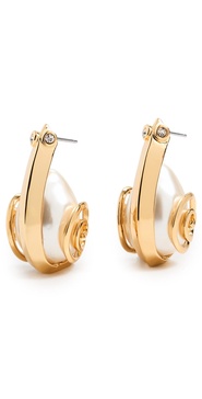 Snail Hoop Earrings