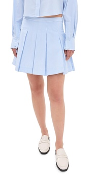 Cal Pleated Mini Skirt