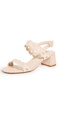 Florence Broderie Sandal Heels