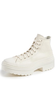 Chuck Taylor All Star Lugged Heel Leather Platform Sneakers