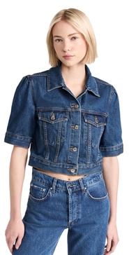 Raina Short Sleeve Denim Jacket