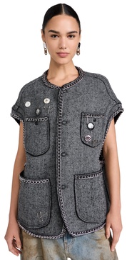 Sleeveless Chore Jacket