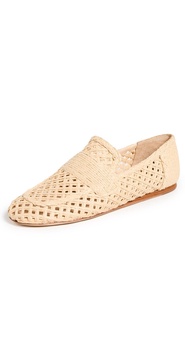 Davis Raffia Flats