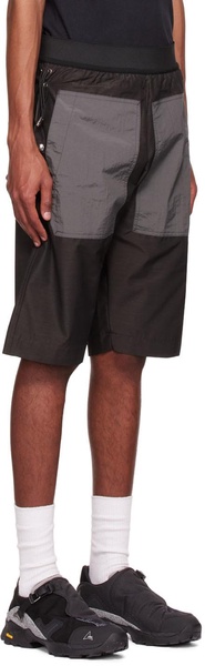 Gray Wool Shorts