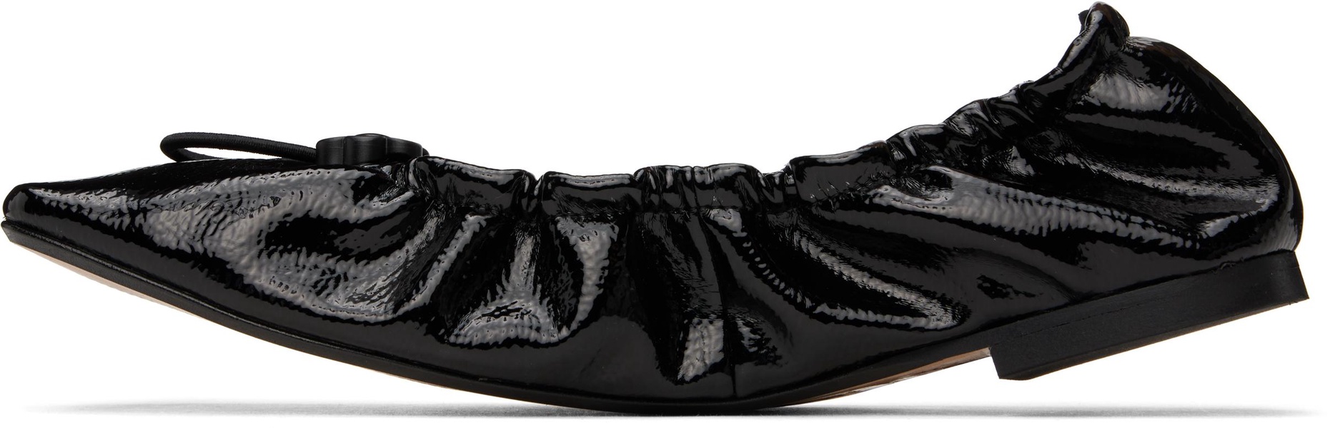 Black Orbella Ballerina Flats