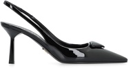 Patent Leather Slingback Pumps