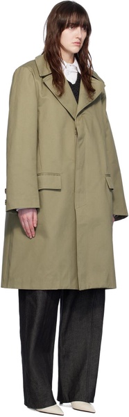 Khaki Button Coat