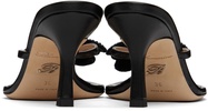 Black Butterfly Heeled Sandals