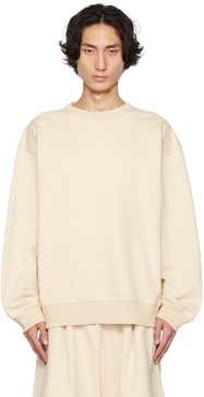 Beige Crewneck Sweatshirt