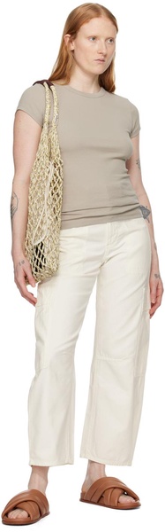 White Marcelle Cargo Pants