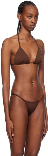 Brown Thea 90s Bikini Top