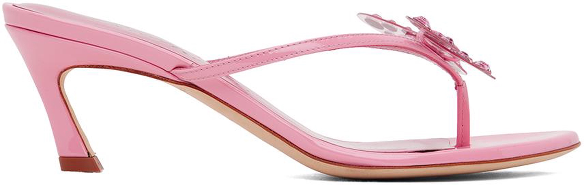 Pink Butterfly 119 Heeled Sandals