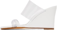 White Olympia Heeled Sandals