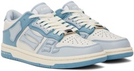 Blue & Off-White Skel-Top Sneakers