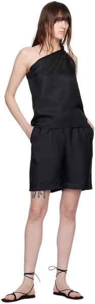 Black Zinia Shorts