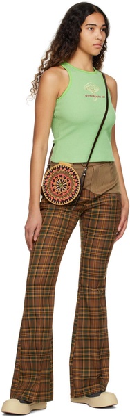 Brown Mika Diagonal Trousers