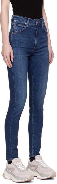 Blue Chrissy High Jeans