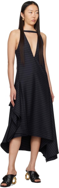 Navy Layered Maxi Dress