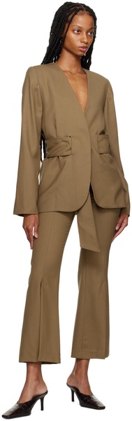 Khaki Tailored Trousers