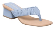 women marina rushed thong sandal in blue