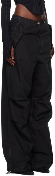 Black Wide-Leg Trousers