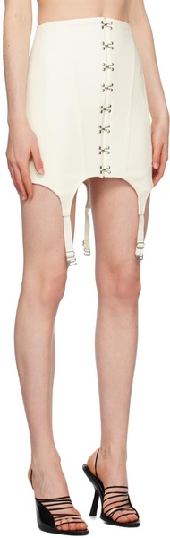 Off-White Corset Garter Miniskirt