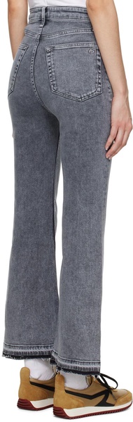 Gray Casey Flared Jeans