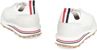 Thom Browne Leather And Fabric Low-Top Sneakers